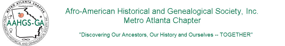 Logo for AAHGS Metro Atlanta Chapter