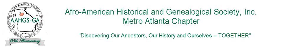 Logo for AAHGS Metro Atlanta Chapter